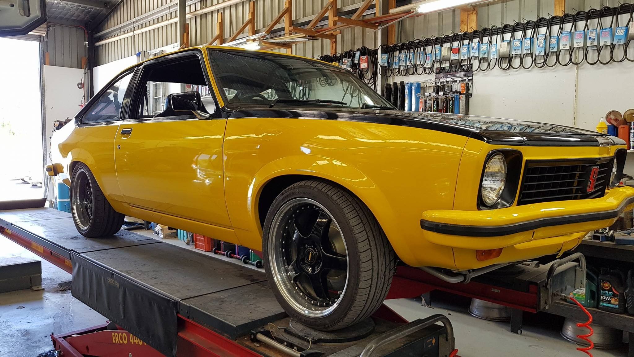 Yellow Vintage Car